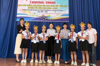 TRƯỜNG TH TRẦN PHÚ THAM GIA GIAO LƯU TIẾNG ANH CẤP HUYỆN NĂM 2025.