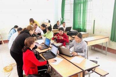 Ngày 18/2/2023 trường TH Trần Phú tổ chức lớp bồi dưỡng CNTT cho giáo viên